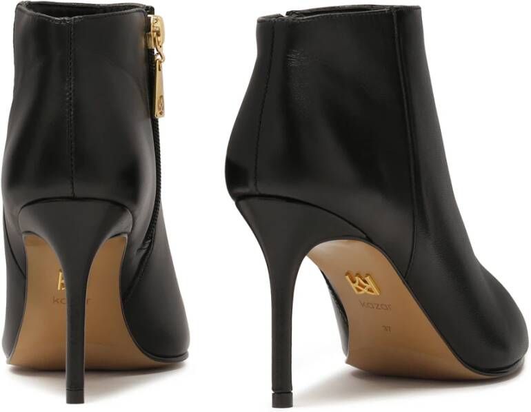 Kazar Klassieke laarzen op een slanke stilettohak Black Dames