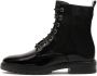 Kazar Klassieke lakleren kreukel sneakers Black Dames - Thumbnail 5