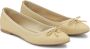 Kazar Klassieke leren ballerina's in roomwit Beige Dames - Thumbnail 2