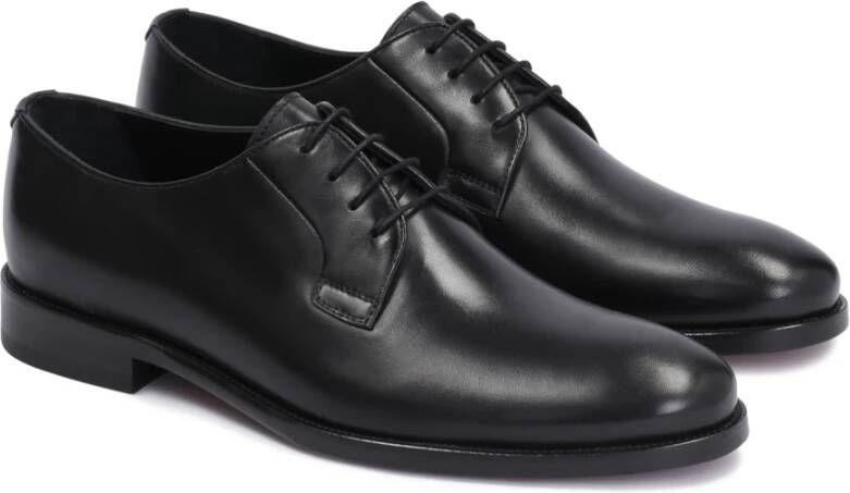 Kazar Klassieke leren Derby schoenen voor mannen in een universele kleur Black Heren