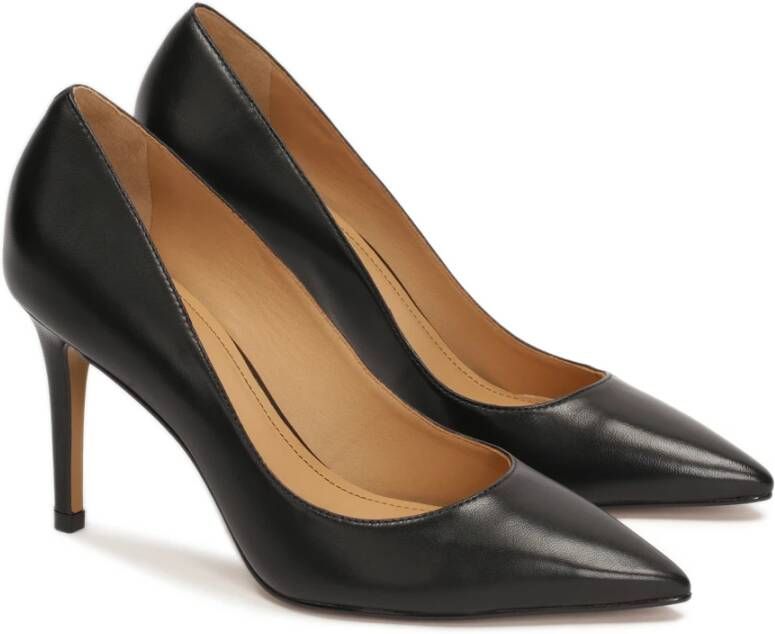 Kazar Klassieke leren pumps op een hoge stilettohak Black Dames