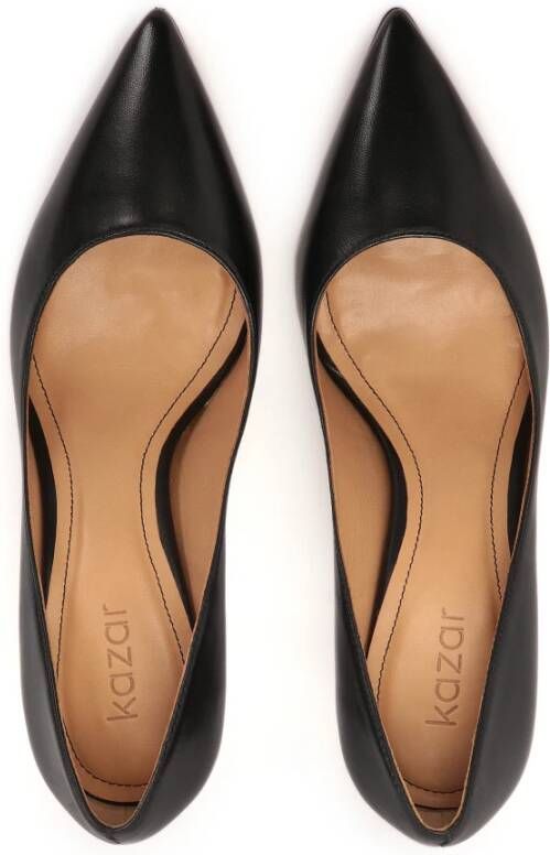 Kazar Klassieke leren pumps op een hoge stilettohak Black Dames