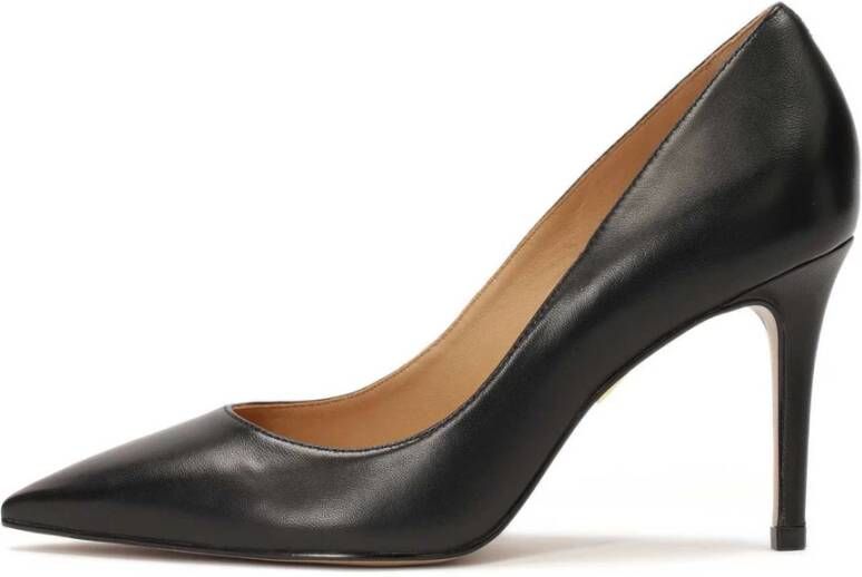 Kazar Klassieke leren pumps op een hoge stilettohak Black Dames