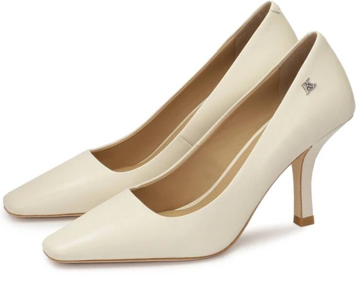 Kazar Klassieke stiletto's van crèmekleurig leer Beige Dames