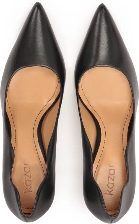 Kazar Klassieke zwarte korrellederen pumps Black Dames