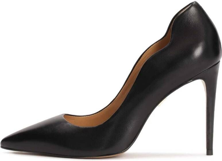 Kazar Klassieke zwarte korrellederen pumps Black Dames