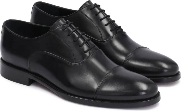 Kazar Klassieke zwarte Oxford-schoenen met neuskap Black Heren