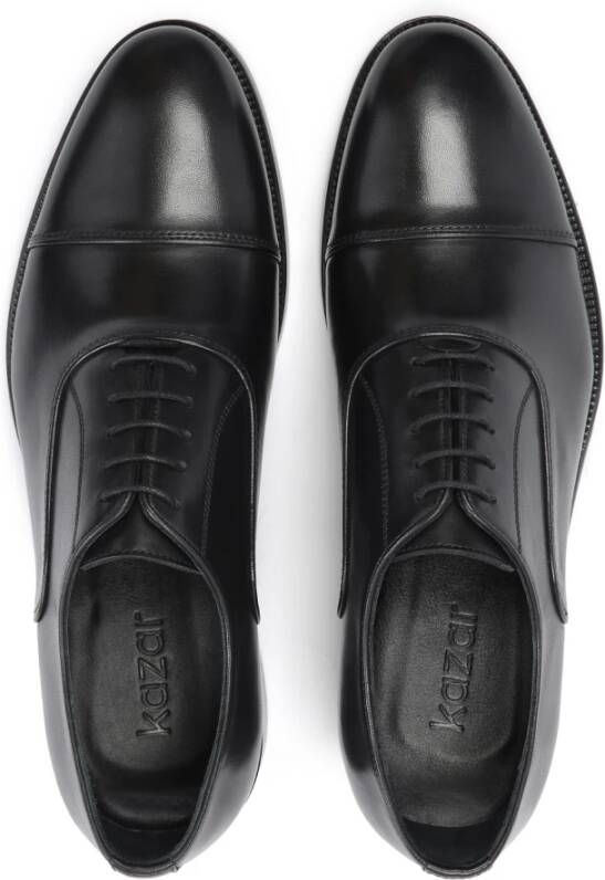 Kazar Klassieke zwarte Oxford-schoenen met neuskap Black Heren