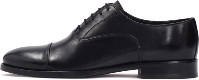 Kazar Klassieke zwarte Oxford-schoenen met neuskap Black Heren