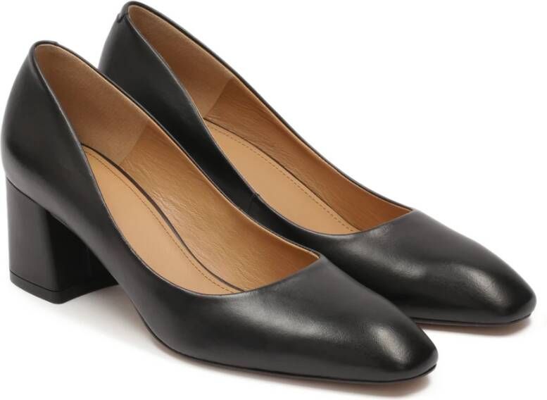 Kazar Klassieke zwarte pumps met een brede hak Black Dames