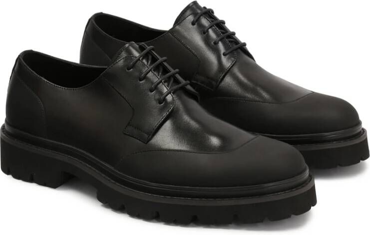 Kazar Klassieke zwarte suède heren derby schoenen Black Heren