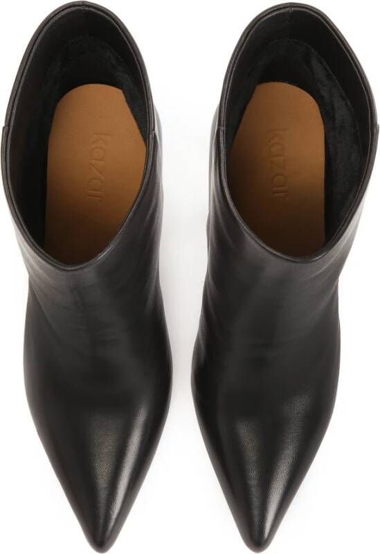 Kazar Laarzen met een slip-on bovenwerk en hak Black Dames