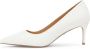 Kazar Lage leren pumps White Dames - Thumbnail 5