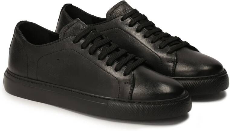 Kazar Lage zwarte sneakers Black Heren