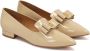 Kazar Lakleren platte pumps met een strik Beige Dames - Thumbnail 2