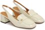 Kazar Lakleren pumps met open hiel Beige Dames - Thumbnail 2