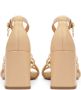 Kazar Leren flip flop sandalen met een paalhak Beige Dames - Thumbnail 6