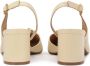 Kazar Leren halfopen pumps Beige Dames - Thumbnail 3