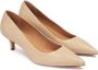 Kazar Leren kitten pumps Beige Dames - Thumbnail 2