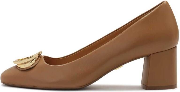 Kazar Leren pumps met comfortvoering Brown Dames