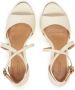 Kazar Leren sandalen op een hak Beige Dames - Thumbnail 4