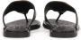 Kazar Leren slippers versierd met monogram Black Dames - Thumbnail 6