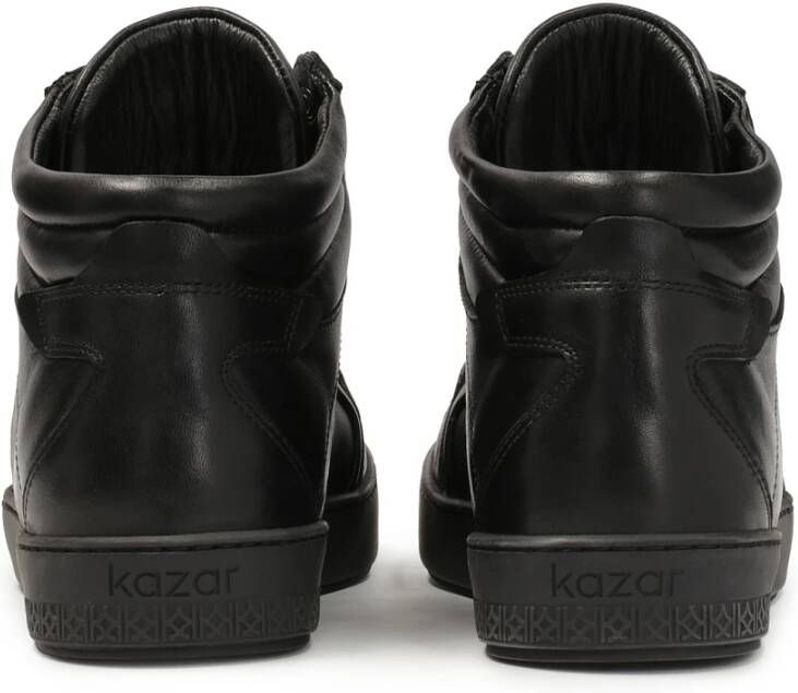 Kazar Leren sneakers met een hogere bovenkant Black Heren