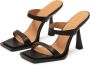 Kazar Studio Leren stilettohak muiltjes Black Dames - Thumbnail 8