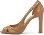 Kazar Lichtbruine halfopen pumps Brown Dames - Thumbnail 5