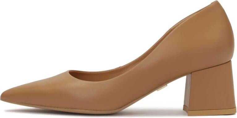 Kazar Lichtbruine klassieke pumps op een paal Brown Dames