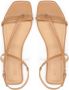 Kazar Lichtbruine leren sandalen met vierkante voorkant Brown Dames - Thumbnail 5