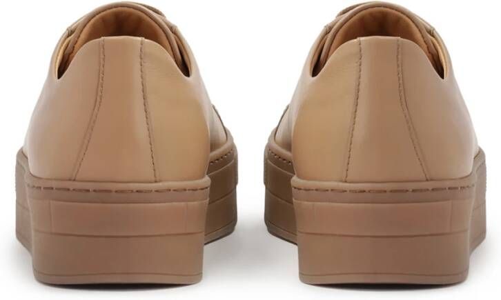 Kazar Lichtbruine sneakers op een dikke zool Brown Dames