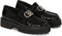 Kazar Loafers met chunky zool en gekreukeld bovenwerk Black Dames - Thumbnail 2