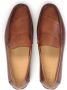 Kazar Luchtige leren mocassins met perforaties Brown Heren - Thumbnail 6