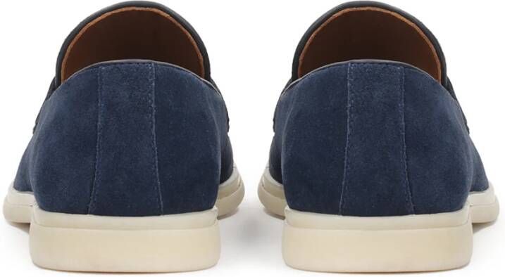 Kazar Marineblauwe instap-casual halfschoenen Blue Heren