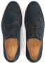 Kazar Marineblauwe suède halfschoenen in minimalistische stijl Blue Heren - Thumbnail 4