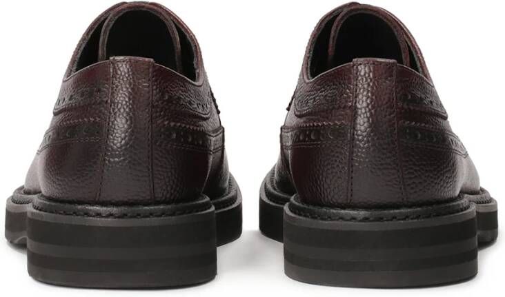 Kazar Maroon brogue halfschoenen gemaakt van natuurlijk leer Brown Heren