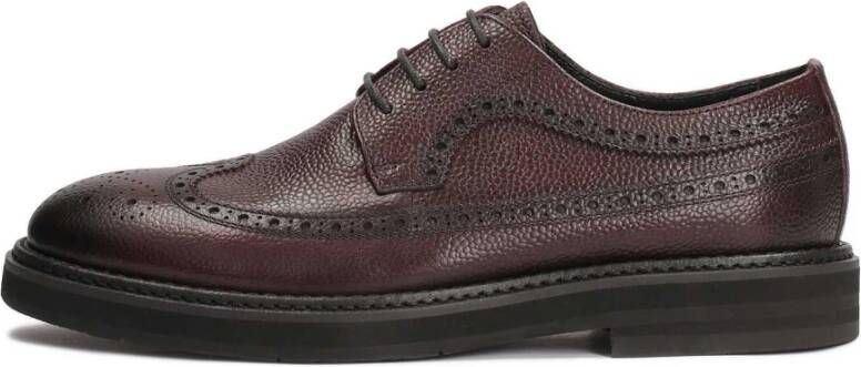 Kazar Maroon brogue halfschoenen gemaakt van natuurlijk leer Brown Heren