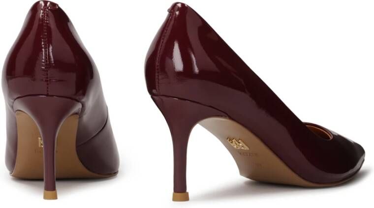 Kazar Maroon gelakte pumps Brown Dames