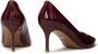 Kazar Maroon gelakte pumps Brown Dames - Thumbnail 3