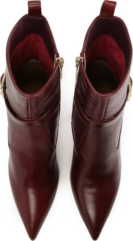 Kazar Maroon laarzen met puntige tenen Brown Dames