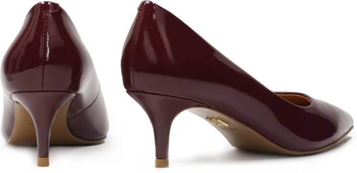 Kazar Maroon lage pumps in lakleer Brown Dames