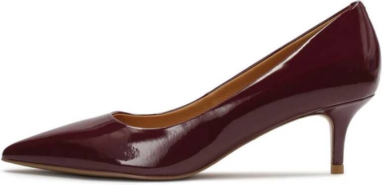 Kazar Maroon lage pumps in lakleer Brown Dames