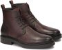 Kazar Maroon veterschoenen erwt lederen laarzen Brown Heren - Thumbnail 2