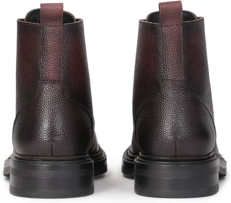 Kazar Maroon veterschoenen erwt lederen laarzen Brown Heren