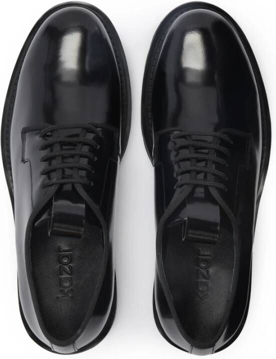 Kazar Minimalistische Derby schoenen met dikke zool Black Heren