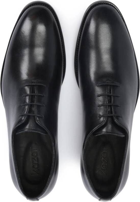 Kazar Minimalistische herenschoenen van leer Black Heren