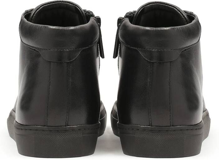 Kazar Minimalistische herensneakers met enkelbovenwerk Black Heren