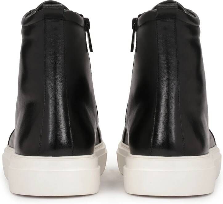 Kazar Minimalistische herensneakers met hoge schacht Black Heren