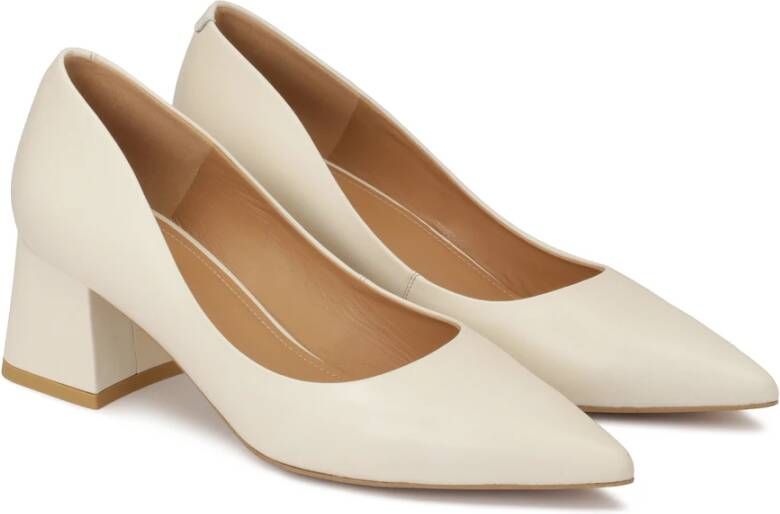 Kazar Minimalistische pumps in neutrale kleur Beige Dames